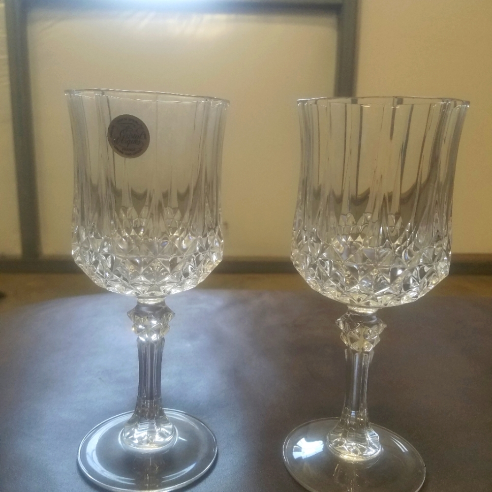 CRISTAL D'ARQUES-DURAND 2 wine glasses